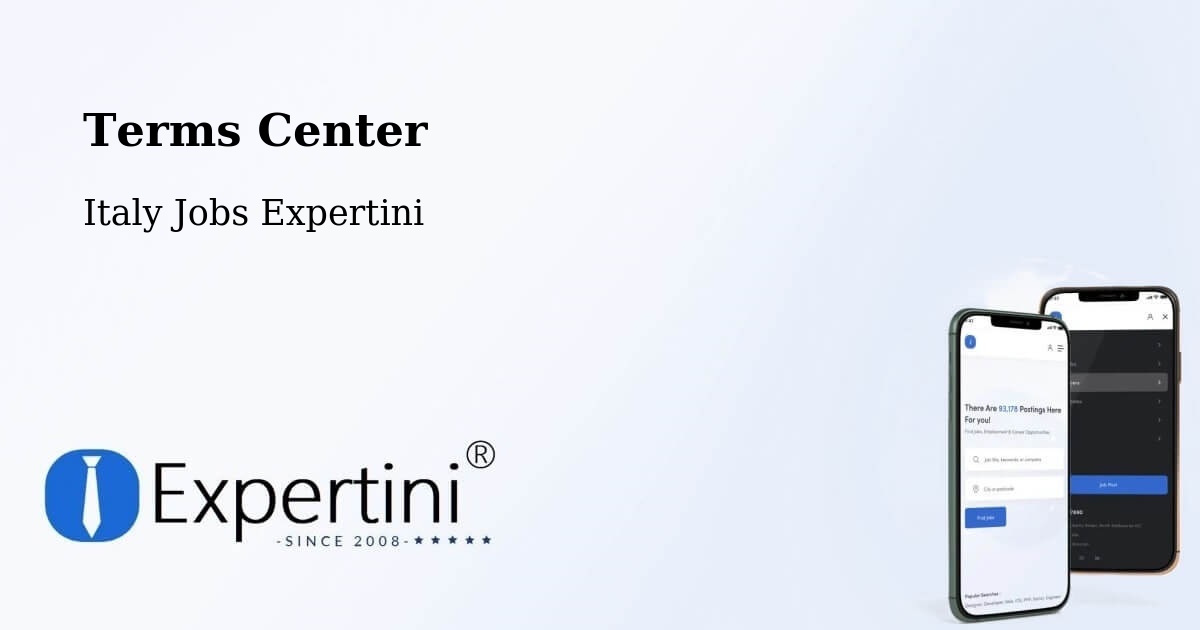 Terms of Service – Calò - Italy Jobs Expertini